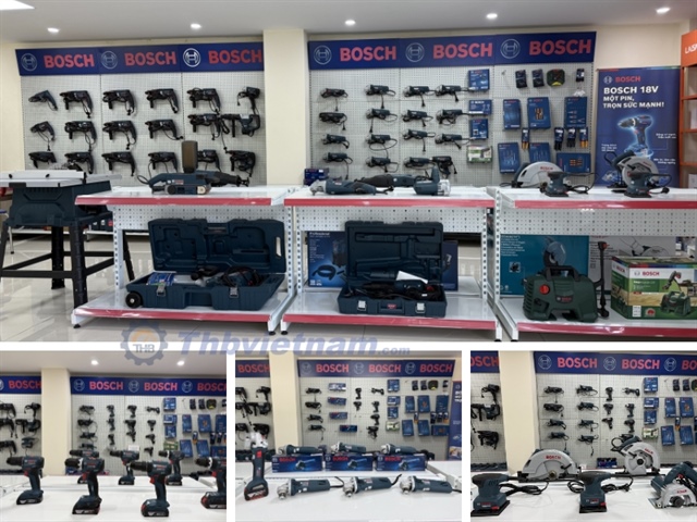 Sở hữu dụng cụ điện Bosch chất lượng với giá ưu đãi tại Đại lý cấp 1 THB Việt Nam